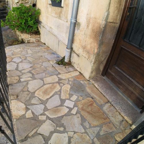 after pressure washing